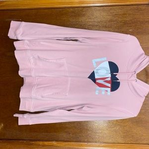 Tommy Hilfiger pink hoodie. Size- Medium